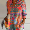 Elegant Floral Print Blouse