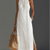 Jimena | Relaxed Lace White Maxi Dress