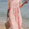 Women's Casual Dress with Floral Print