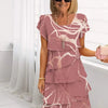 Beatrice | Elegant Comfort Ruffle Dress