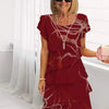 Monica | Elegant Comfort Ruffle Dress
