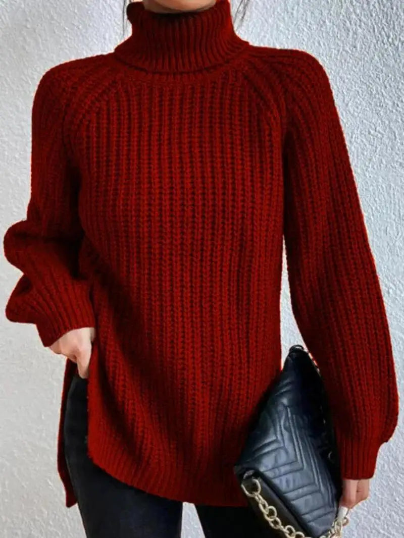 Mia™ - Comfortable Turtleneck Long Sweater