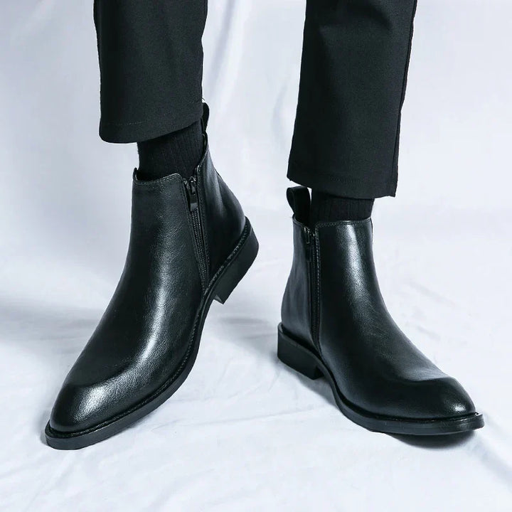 Nathan™ - Elegant Chelsea Boots with Zipper