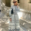 Eulalia - Retro Stand Collar Boho Dress