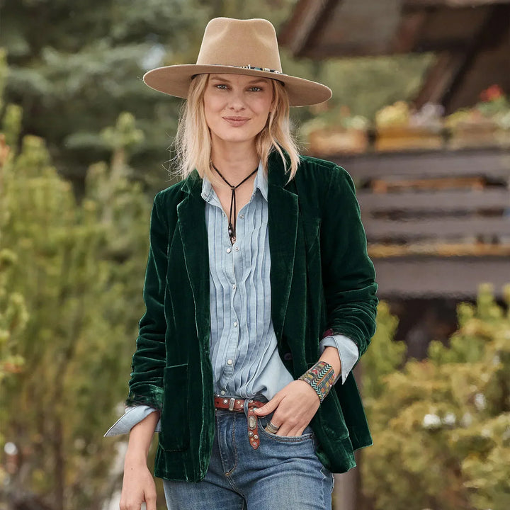 Peyton™ - Stylish Velvet Blazer