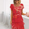 Danielle | Elegant Comfort Ruffle Dress