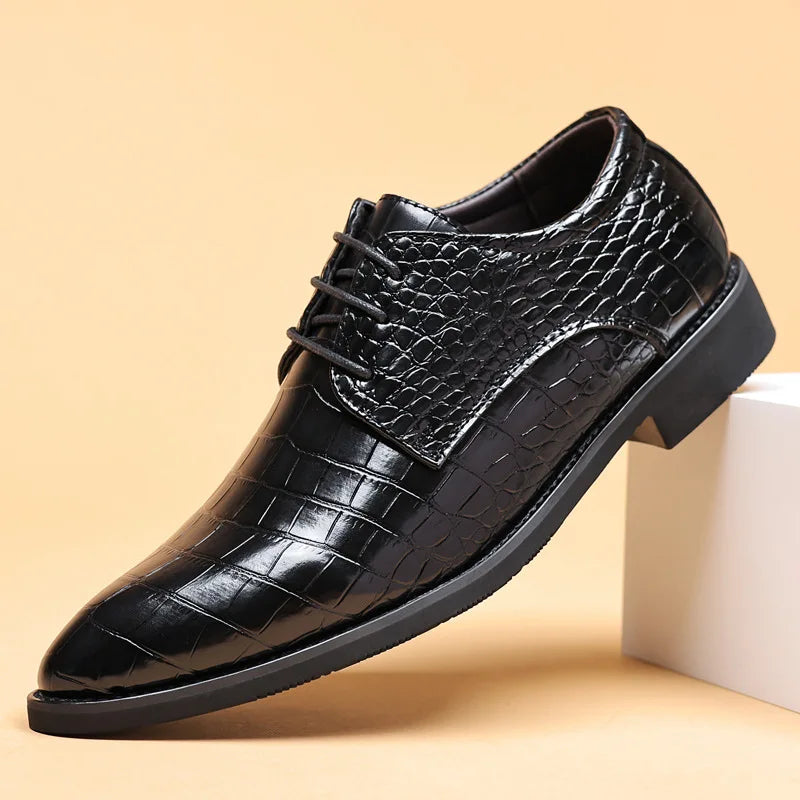Lucas™ - Stylish Crocodile Pattern Shoes