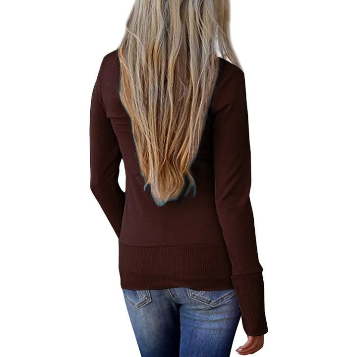 Aria™ - Modern Low Cut V-Neck Cardigan