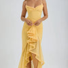 Chloe™ | Yellow Mesh Dress