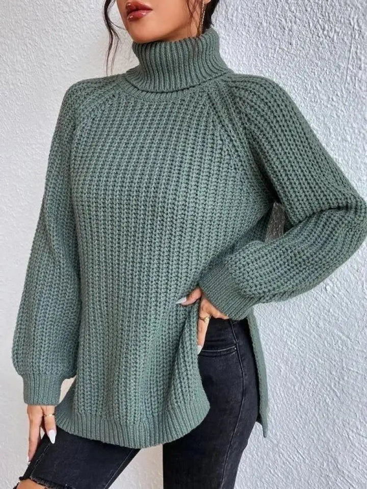 Mia™ - Comfortable Turtleneck Long Sweater