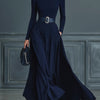 Kornelia | Maxi knit dress with a high collar