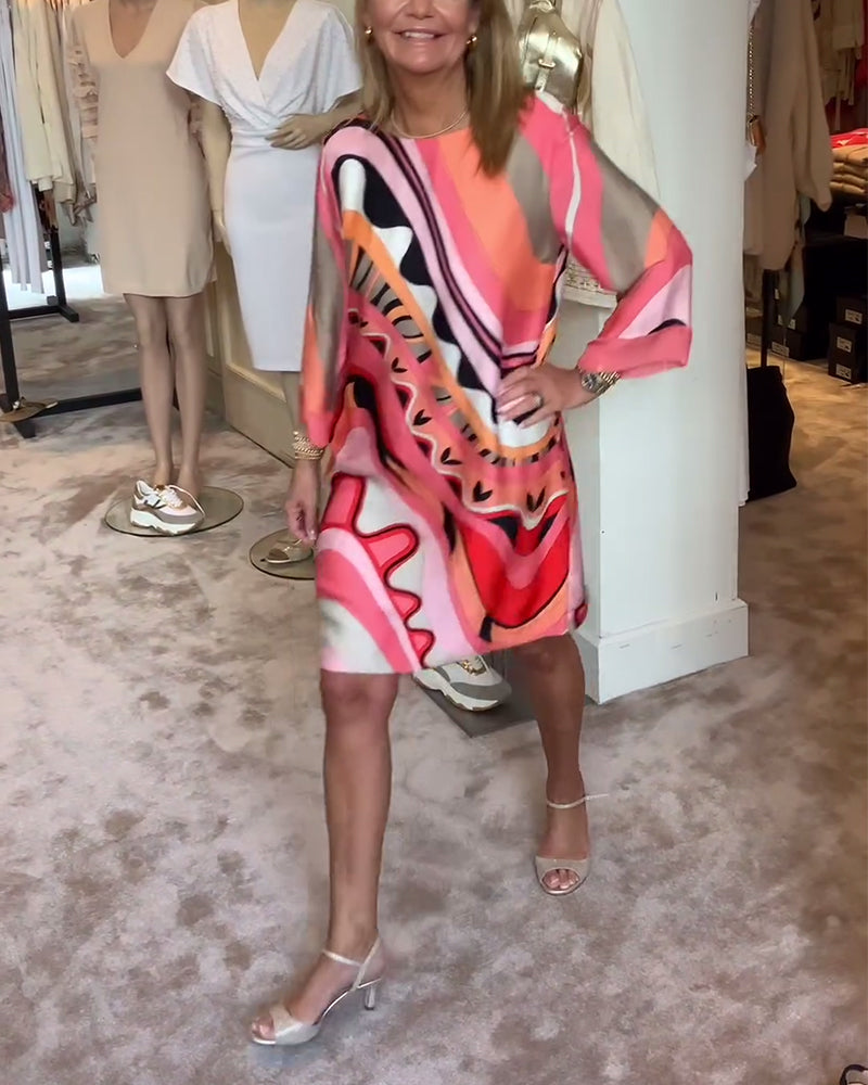 Imelda - Floral Print Midi Dress