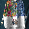 Aveline | Artistic Garden Dream Women's Casual Blouse