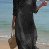 Embroidered casual women's dress