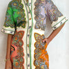 Coco - Mermaid Pocketed Shirt Mini Dress