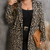 Olivia™ - Stylish Plus Size Leopard Pattern Blazer