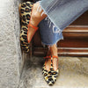LEOPARD BALLET FLATS WITH STRAP