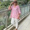 Stylish V-Neck Blouse