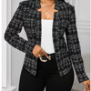 Ellie™ - Chic Plaid Blazer