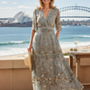 Susan | Elegant Floral Maxi Dress