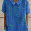 Maya | Striped Geometric Shirt