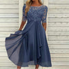 Puck™ | Elegant Lace Midi Dress
