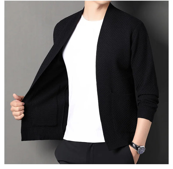 James™  - Comfortable Honeycomb Cardigan