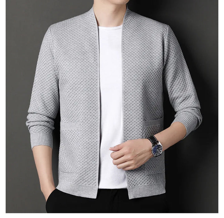James™  - Comfortable Honeycomb Cardigan
