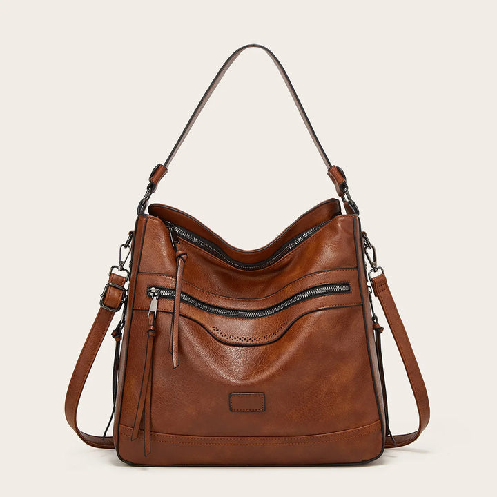 Zoe™ Vintage Charm | Shoulder Leather Bag