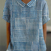 Amelia | Striped Patchwork Shirt