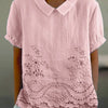 Lily | Floral Embroidered Shirt