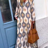 Caith Maxi Dress V-Neck Mosaic Rhythm