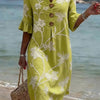 Casual Women's Dress with Floral Print