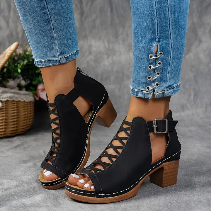 Aubrey™ - Elegant Wedge Sandals