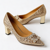 Magdalena | Orthopedic Glitter Pumps