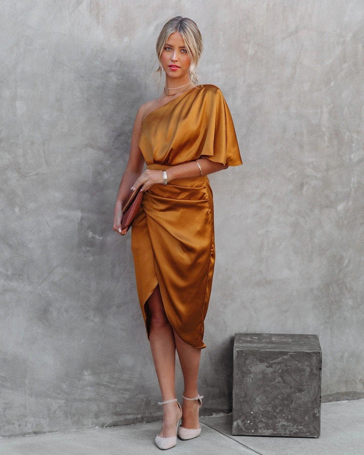 Maelle - Elegant Midi Dress