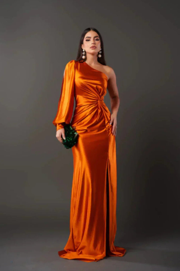Estella™ - One-Sleeve Evening Dress