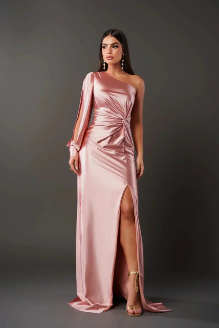 Estella™ - One-Sleeve Evening Dress