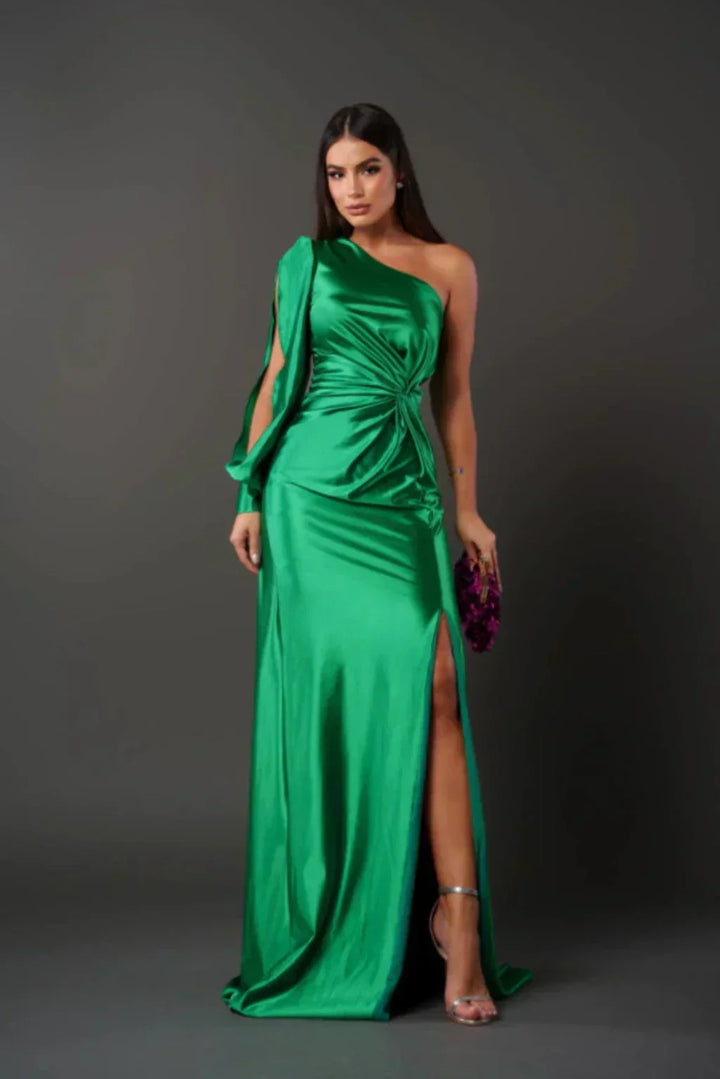 Estella™ - One-Sleeve Evening Dress