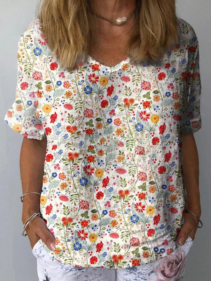 Uvella - Pastoral Floral Shirt