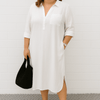 Luna | Half-Button Everyday Tummy Covering Dress