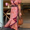 Charlotte - Elegant Pink Maxi Dress