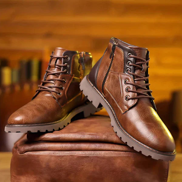 Brody | Lace-Up Boots Made of Durable Leather