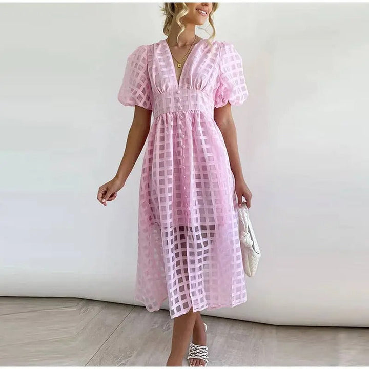 Julia - Chic Midi Dress for Summer Elegance