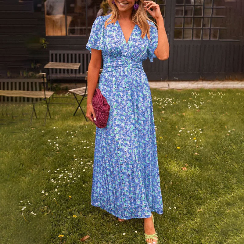 Amelia™ - Elegant Floral Maxi Dress