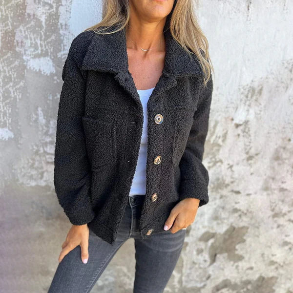 Zoe™ - Stylish Short Jacket with Lapels
