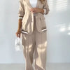 Mia™ - Blazer and Wide Leg Pants Set