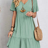 Tummy-Control Retro V-Neck Dress