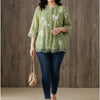 Kourtney | Chic Blouse with Floral Accents